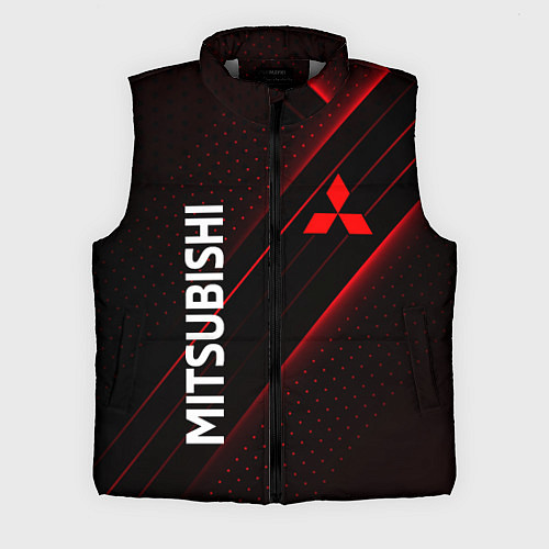 Мужской жилет Mitsubishi, Митсубиси, Спорт / 3D-Светло-серый – фото 1