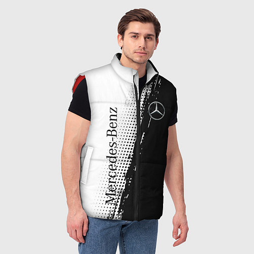Мужской жилет Mercedes-Benz - Sport / 3D-Красный – фото 3