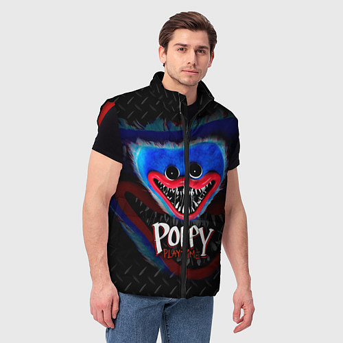 Мужской жилет Хагги Вагги Паппи Плейтайм Poppy Playtime / 3D-Красный – фото 3