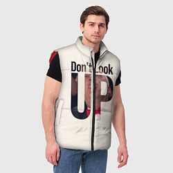 Мужской жилет Dont look upНе смотри на вверх, цвет: 3D-красный — фото 2