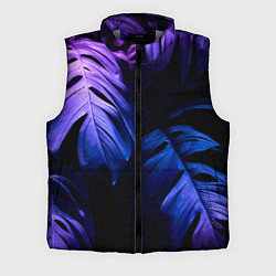 Мужской жилет НЕОНОВЫЕ ПАПОРОТНИКИ, цвет: 3D-светло-серый