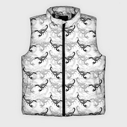 Мужской жилет Скорпионы - Scorpions, цвет: 3D-черный