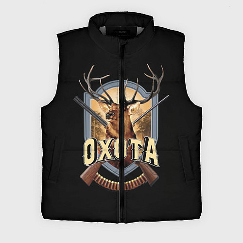 Мужской жилет Охота Hunting / 3D-Светло-серый – фото 1