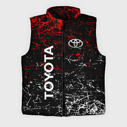 Мужской жилет Toyota брызги, цвет: 3D-черный