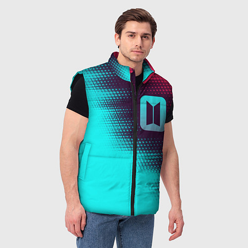 Мужской жилет BTS Абстракция / 3D-Черный – фото 3