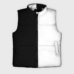 Мужской жилет Black and white чб, цвет: 3D-светло-серый