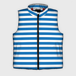 Мужской жилет ТЕЛЬНЯШКА ВДВ В ПОЛОСКУ, цвет: 3D-красный