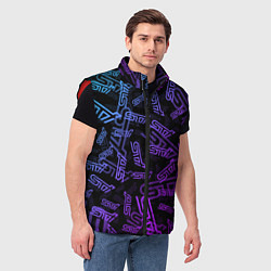 Мужской жилет STI NEON PATTERN, цвет: 3D-красный — фото 2