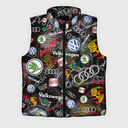 Мужской жилет Volkswagen Group AUDI VW SEAT PORSCHE SKODA, цвет: 3D-черный