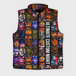 Мужской жилет Ultimate Custom Night FNAF, цвет: 3D-черный