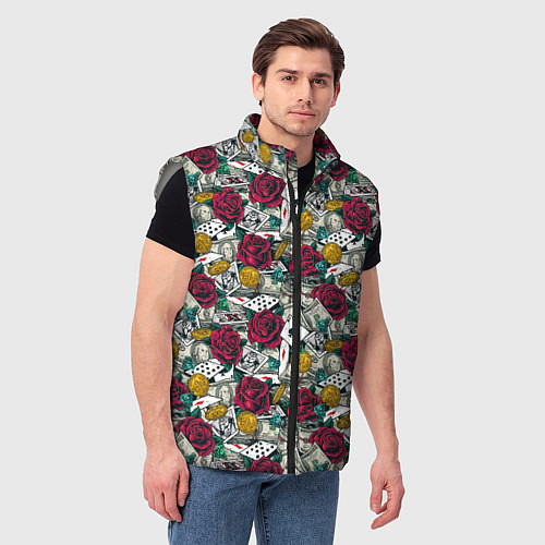 Мужской жилет Счастливчик Lucky / 3D-Светло-серый – фото 3