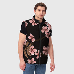 Мужской жилет Начало весны, цвет: 3D-черный — фото 2