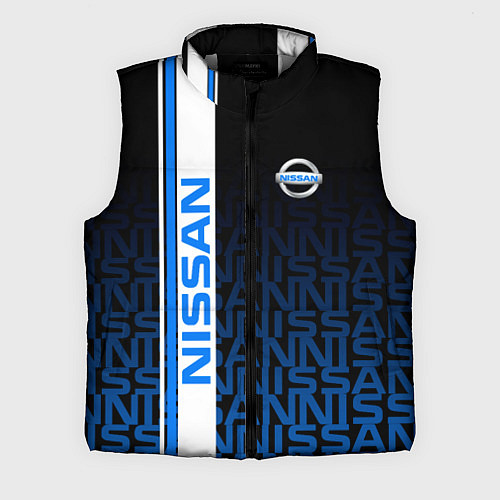 Мужской жилет Ниссан Паттерн / 3D-Светло-серый – фото 1