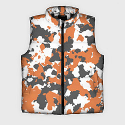 Мужской жилет Orange Camo, цвет: 3D-черный