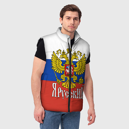 Мужской жилет ЯрусскиЙ РОССИЯ / 3D-Черный – фото 3