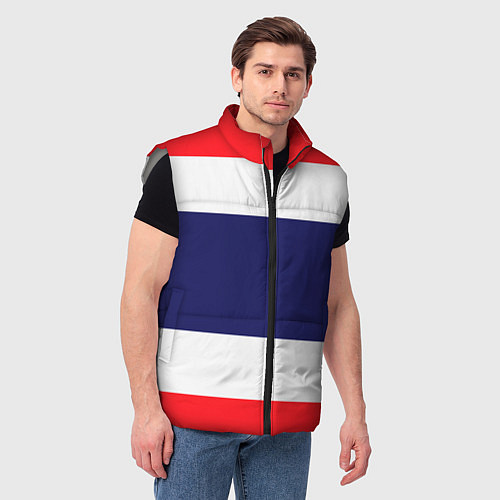 Мужской жилет Фрэнч-стайл / 3D-Светло-серый – фото 3