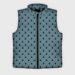 Мужской жилет Абстракция из разноцветных квадратов, цвет: 3D-черный