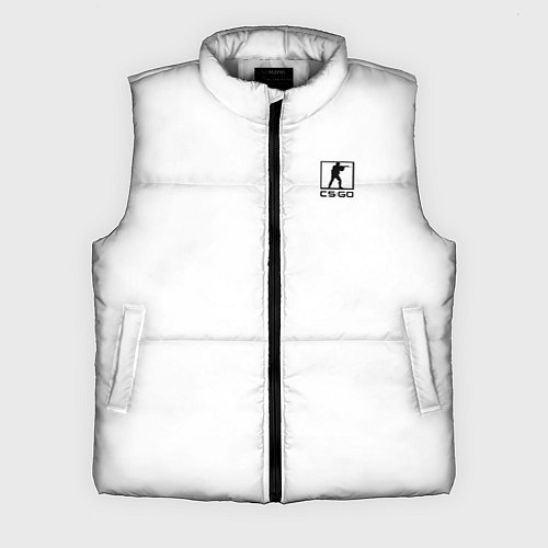 Мужской жилет CS:GO - Defuse Angel Graffiti / 3D-Светло-серый – фото 1