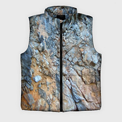Мужской жилет Скала Текстура, цвет: 3D-светло-серый