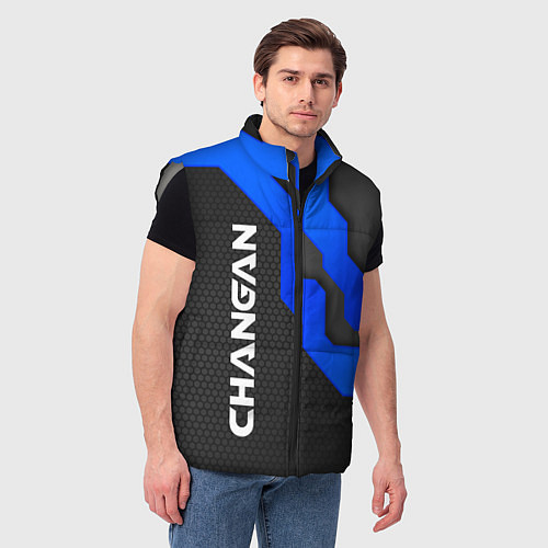 Мужской жилет ЧАНГАН - CHANGAN БРОНЯ СИНЯЯ / 3D-Светло-серый – фото 3
