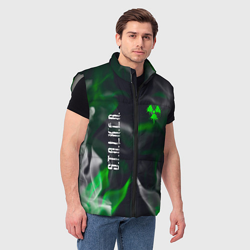 Мужской жилет S T A L K E R 2 пламя / 3D-Светло-серый – фото 3