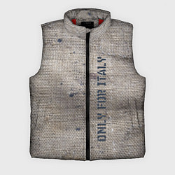 Мужской жилет Only for Italy Мешковина Авангард Hype, цвет: 3D-красный