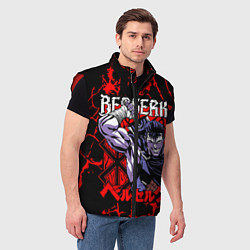 Мужской жилет БЕРСЕРК BERSERK GUTS, цвет: 3D-красный — фото 2