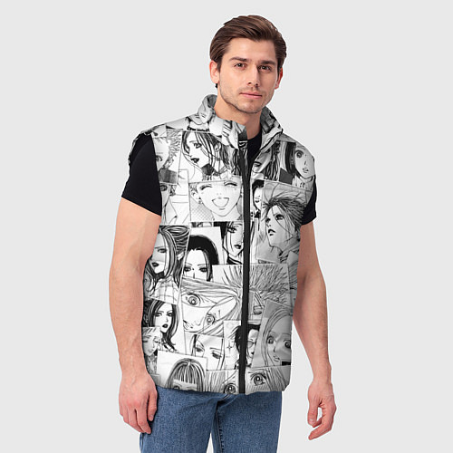 Мужской жилет Nana pattern / 3D-Черный – фото 3