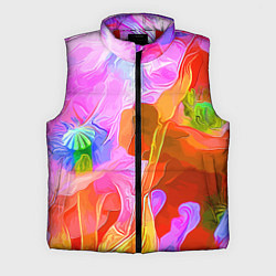 Мужской жилет Красочный цветочный паттерн Весна - Лето 2025 Colo, цвет: 3D-красный
