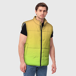 Мужской жилет GRADIEND YELLOW-GREEN, цвет: 3D-светло-серый — фото 2