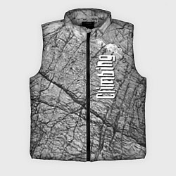 Мужской жилет Надпись - скалолазание - на каменной горной тексту, цвет: 3D-светло-серый