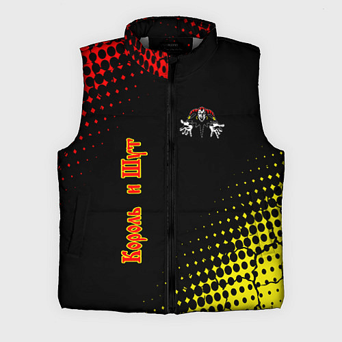 Мужской жилет Король и шут Абстракция Трещины / 3D-Светло-серый – фото 1