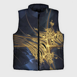 Мужской жилет Фрактальная футуристическая композиция Абстракция