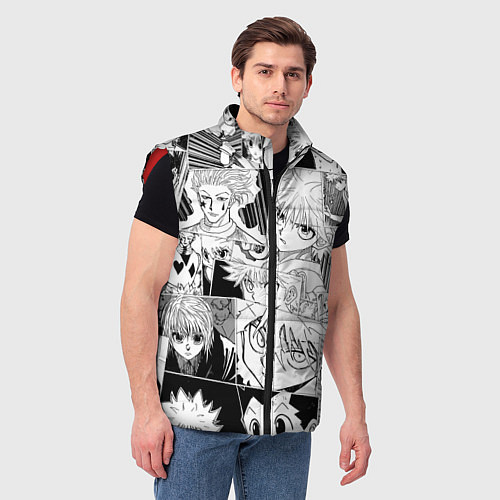 Мужской жилет Hunter x Hunter pattern / 3D-Красный – фото 3