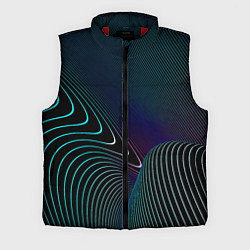 Мужской жилет Растр Абстракция Raster Abstraction, цвет: 3D-красный