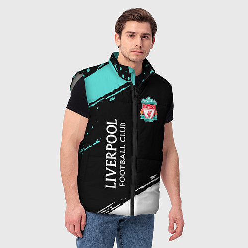 Мужской жилет Liverpool footba lclub / 3D-Светло-серый – фото 3