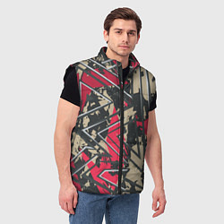 Мужской жилет Камуфляжный паттерн, цвет: 3D-черный — фото 2