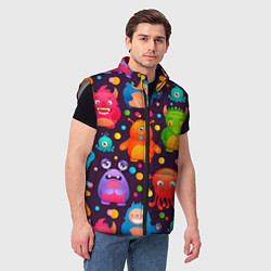 Мужской жилет CHARMING MONSTERS, цвет: 3D-светло-серый — фото 2