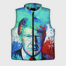 Мужской жилет Дональд Трамп арт, цвет: 3D-красный