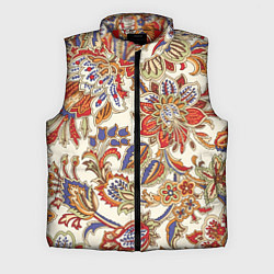 Мужской жилет Цветочный винтажный орнамент, цвет: 3D-красный