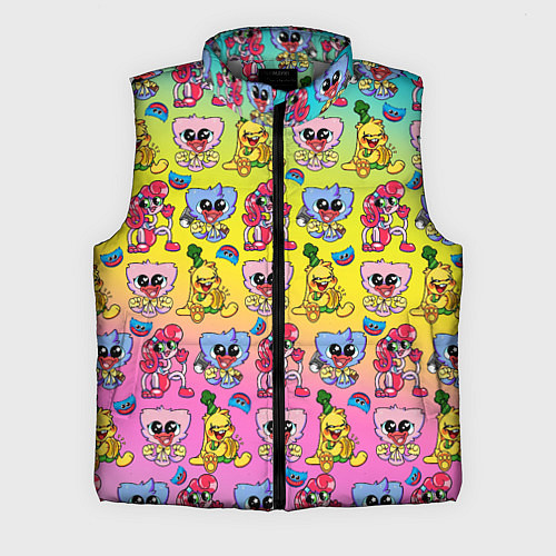 Мужской жилет POPPY PLAYTIME МИЛЫЕ ПЕРСОНАЖИ / 3D-Светло-серый – фото 1