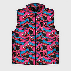 Мужской жилет POPPY PLAYTIME HAGGY WAGGY AND KISSY MISSY ПАТТЕРН, цвет: 3D-красный