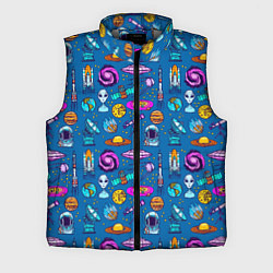 Мужской жилет GALACTIC SPACE, цвет: 3D-светло-серый