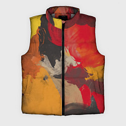Мужской жилет Мазки Акварелью, цвет: 3D-светло-серый