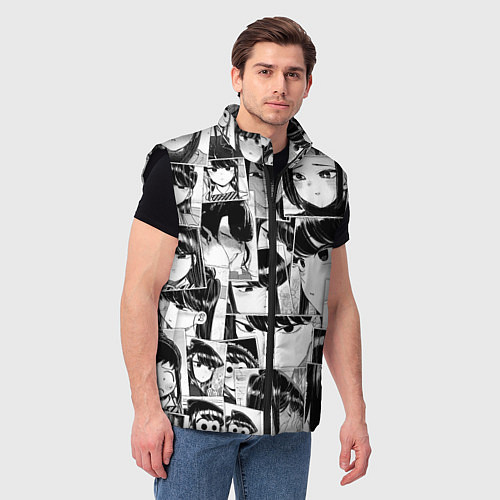 Мужской жилет Komi san pattern / 3D-Черный – фото 3