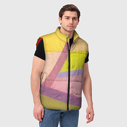 Мужской жилет Цветной пазл, цвет: 3D-красный — фото 2