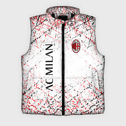 Мужской жилет Ac milan logo, цвет: 3D-черный