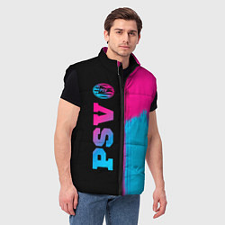 Мужской жилет PSV Neon Gradient, цвет: 3D-черный — фото 2