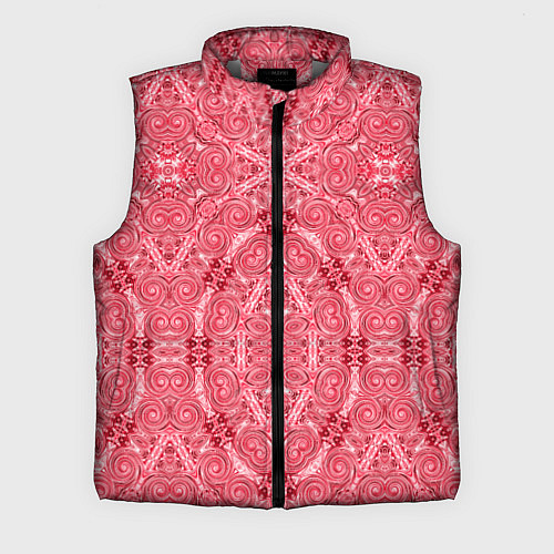 Мужской жилет Red ornament Arabic / 3D-Светло-серый – фото 1