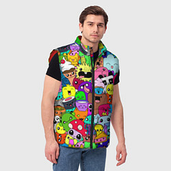 Мужской жилет Монстрики Nastiprazdnik, цвет: 3D-красный — фото 2